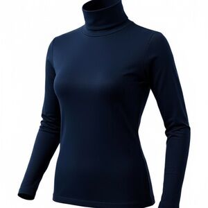 MaxMara Black Long Sleeve Turtleneck
